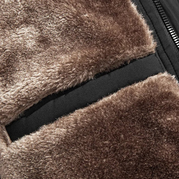 Klaus – modische pufferjacke mit kuscheligem fleecefutter