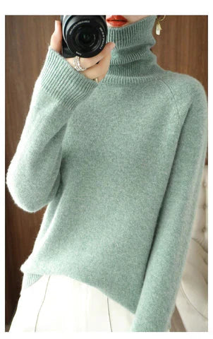 Veronika | Softwarm kuscheliger Strickpullover aus Kaschmir für Frauen