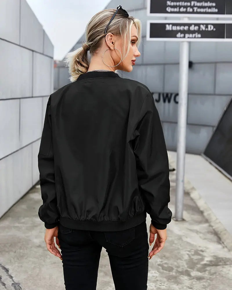 Lia klassische bomberjacke für damen – urban & zeitlos