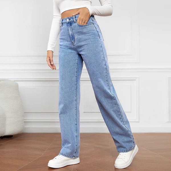 Gloria – vintage-stretchjeans mit hoher taille
