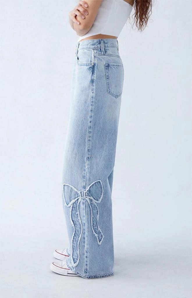 Lavey - baggy-jeans mit schleifen