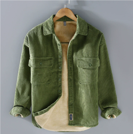 Zavier | Cordjacke mit langen Ärmeln warm und stilvoll für Männer