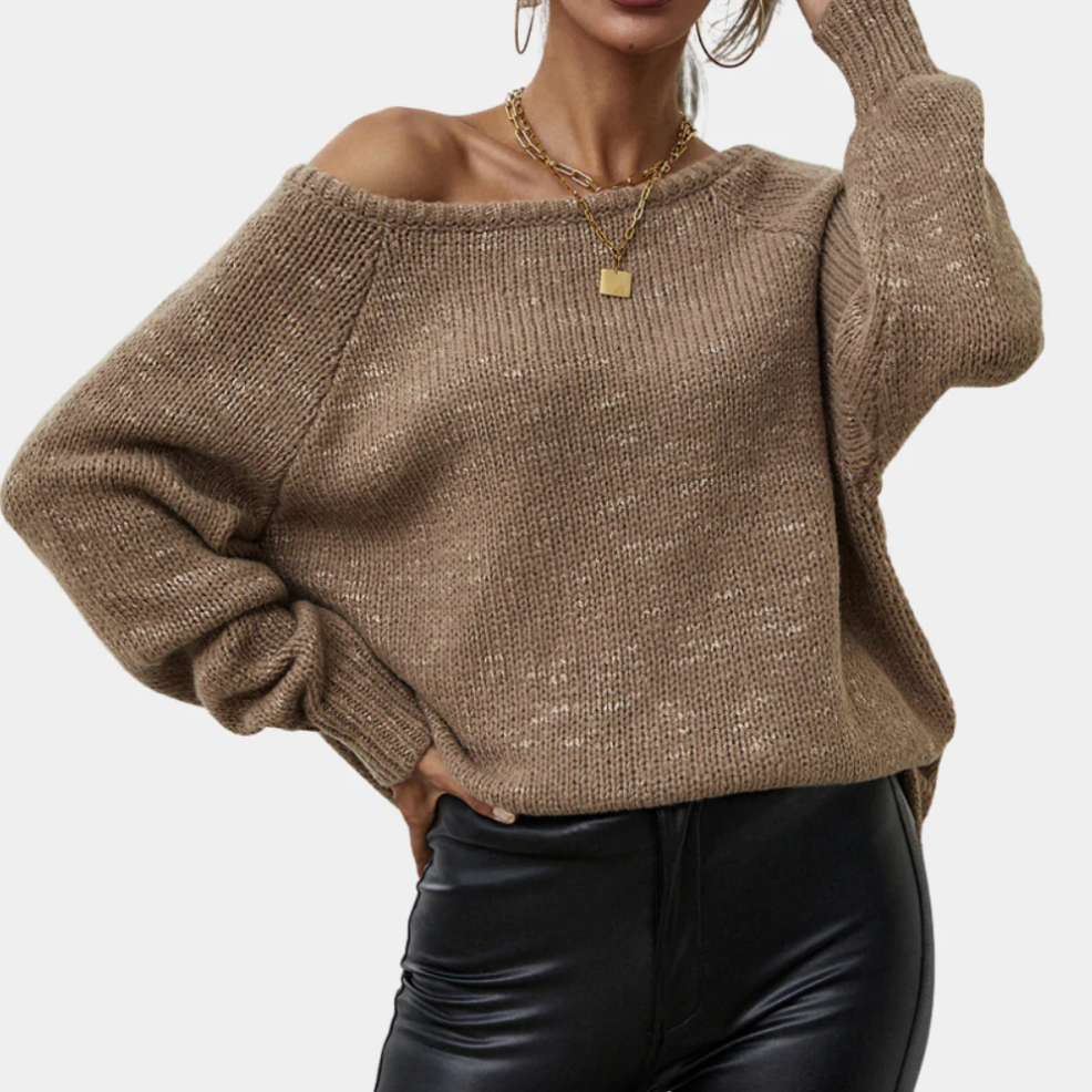 Lina - kuscheliger strickpullover für damen