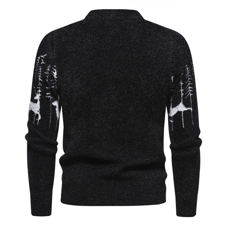 Hochwertiger herrenpullover im weihnachtslook