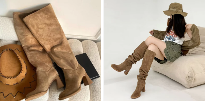 Shelly – stiefel mit hohem absatz
