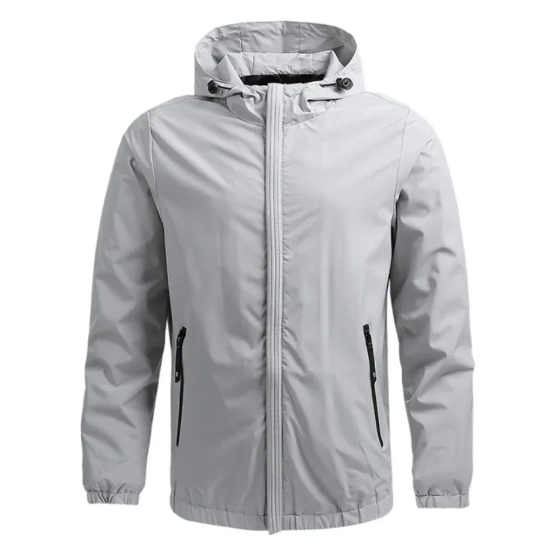 Herren outdoor-jacke mit kapuze – leichter allrounder