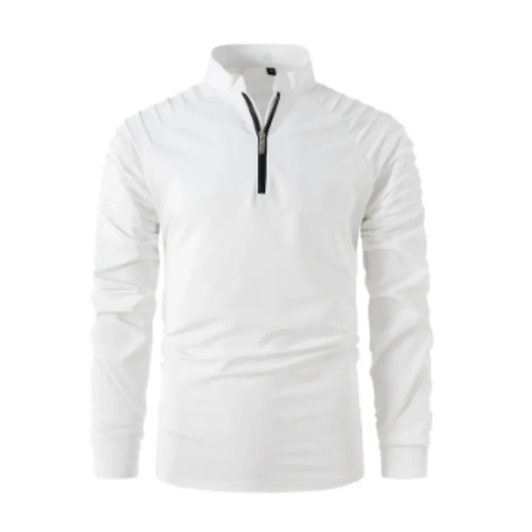 Herren langarm-half-zip pullover winter – komfortabler strick für kalte tage