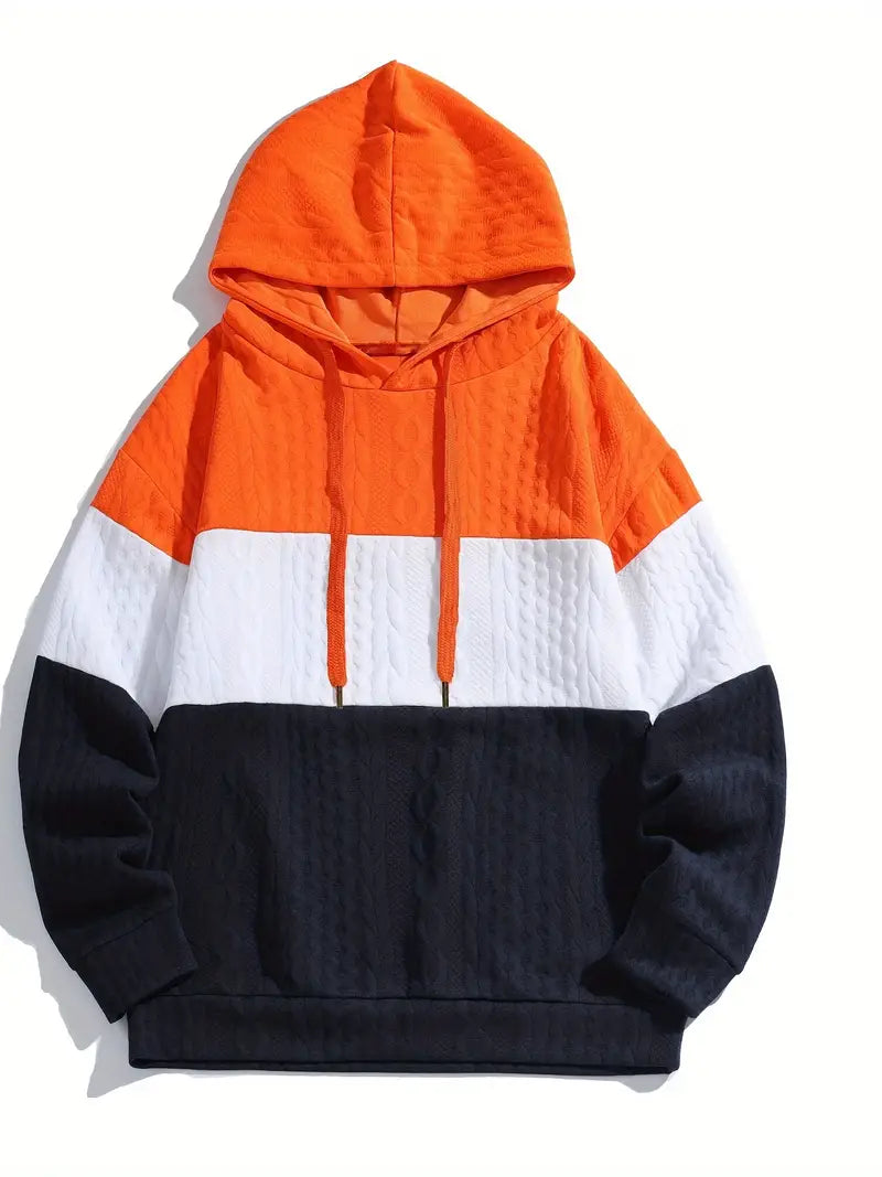 Brian – warmer farbblock-hoodie