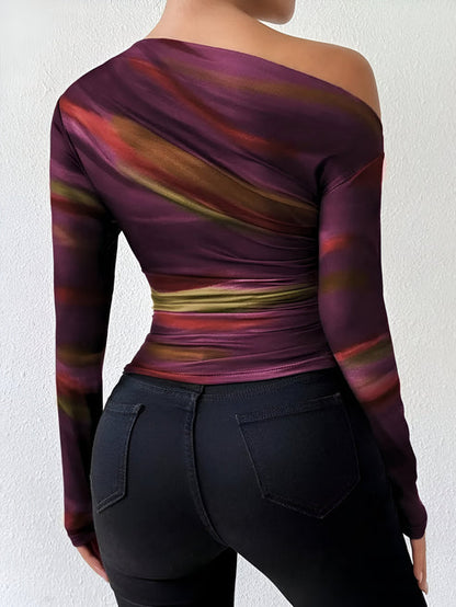 Ivelisse | elegantes lässiges langarm-t-shirt