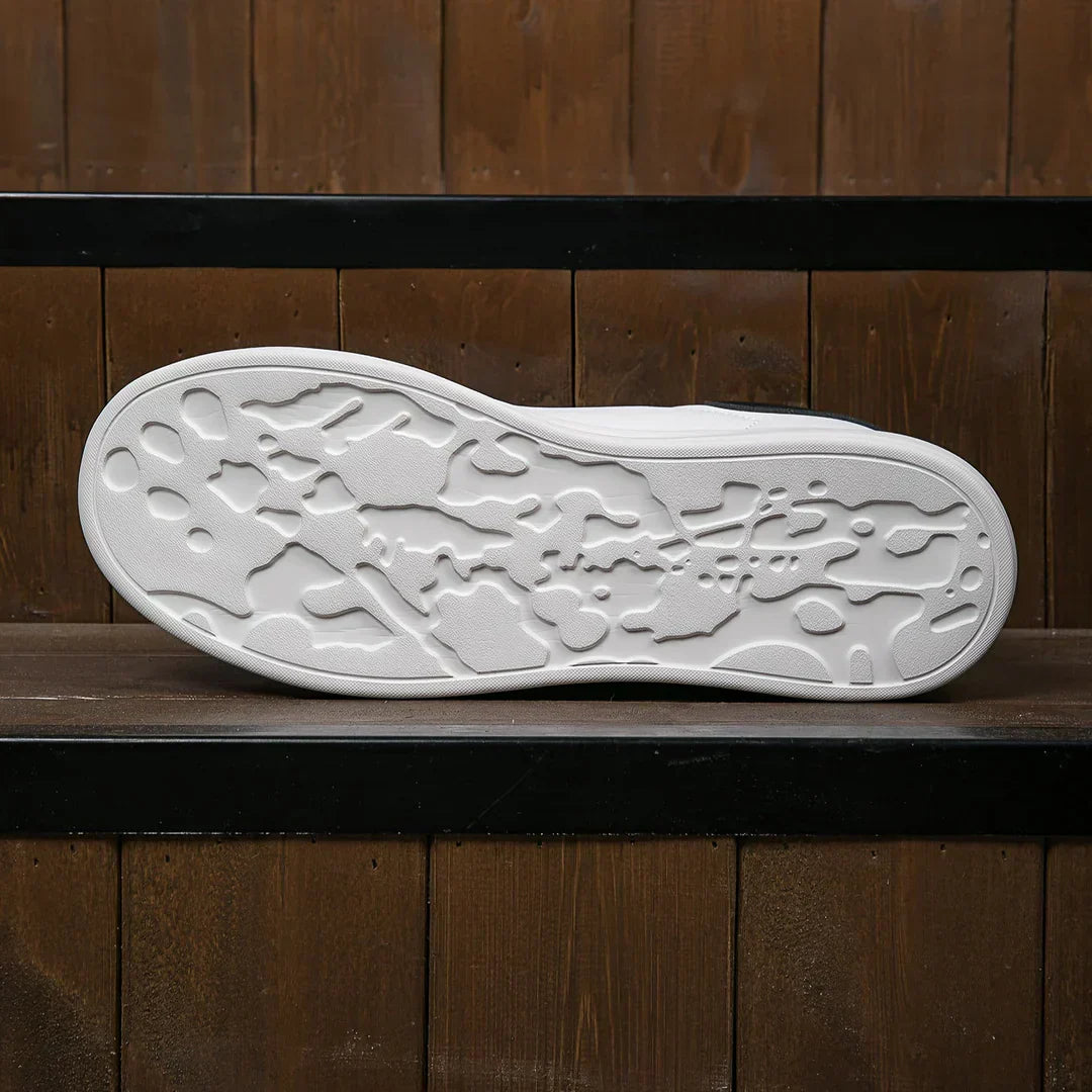 Weiße ledersneaker – damen
