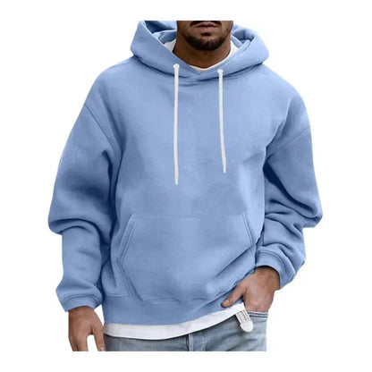 Herren-hoodie mit kapuze und kängurutasche