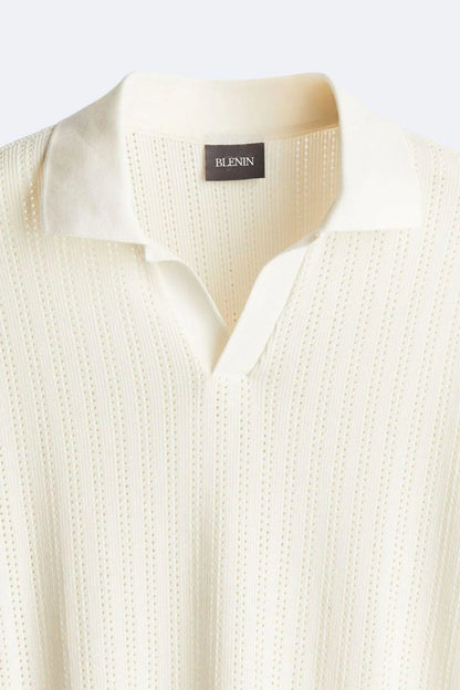 Stilvolles strickpolohemd – herren