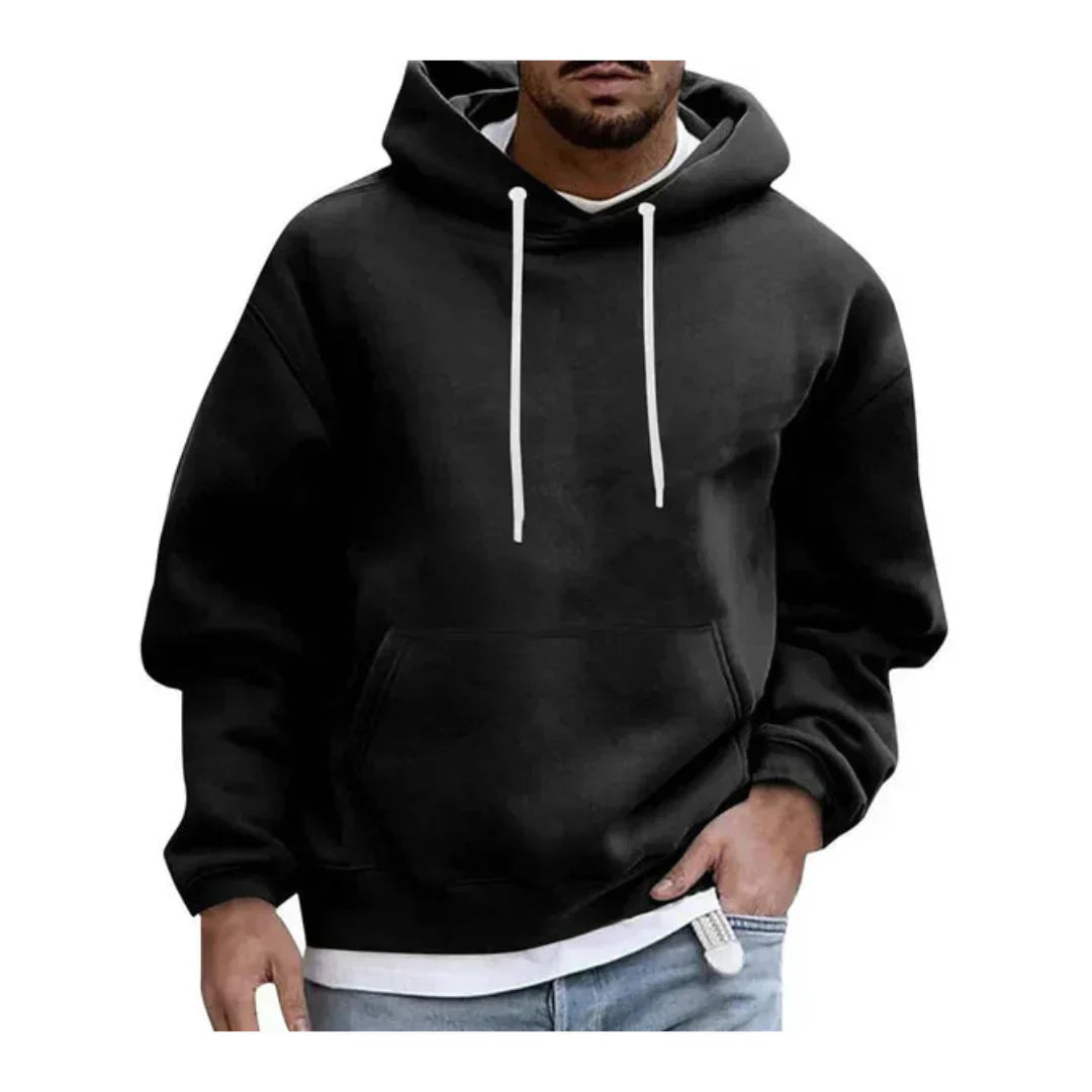 Herren-hoodie mit kapuze und kängurutasche