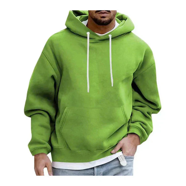 Herren-hoodie mit kapuze und kängurutasche
