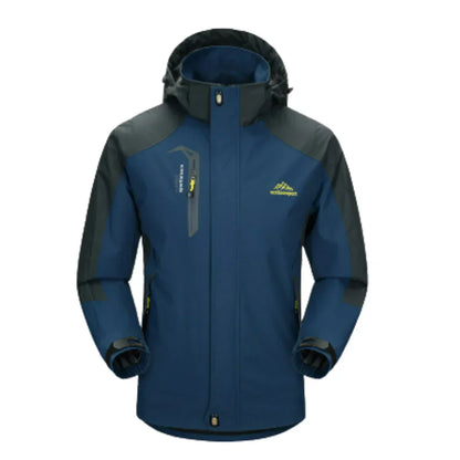 Herren outdoor-winterjacke mit kapuze – wetterbeständig & warm
