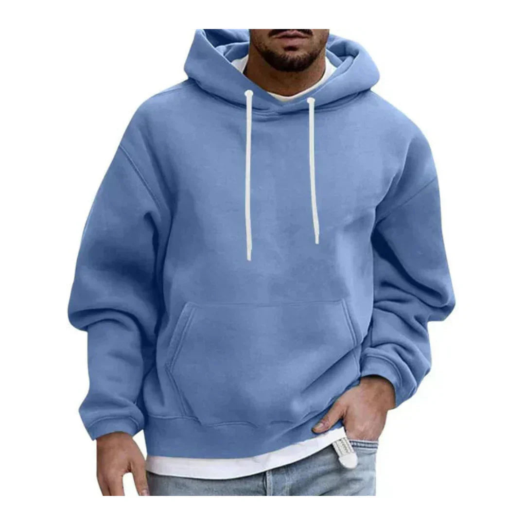 Herren-hoodie mit kapuze und kängurutasche