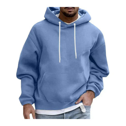 Herren-hoodie mit kapuze und kängurutasche
