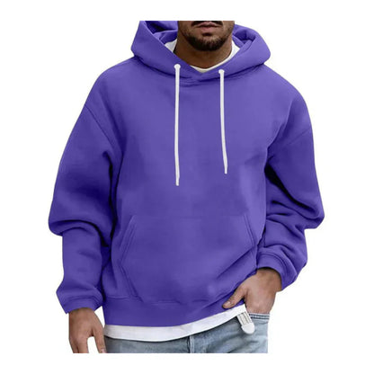 Herren-hoodie mit kapuze und kängurutasche