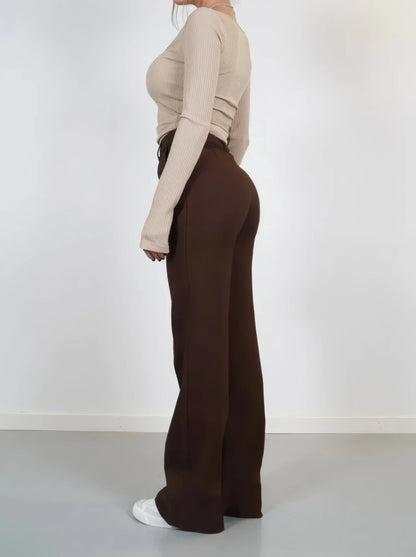 High-waisted chic hosen – elegante damenhose mit hohem bund