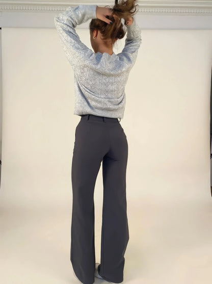 High-waisted chic hosen – elegante damenhose mit hohem bund