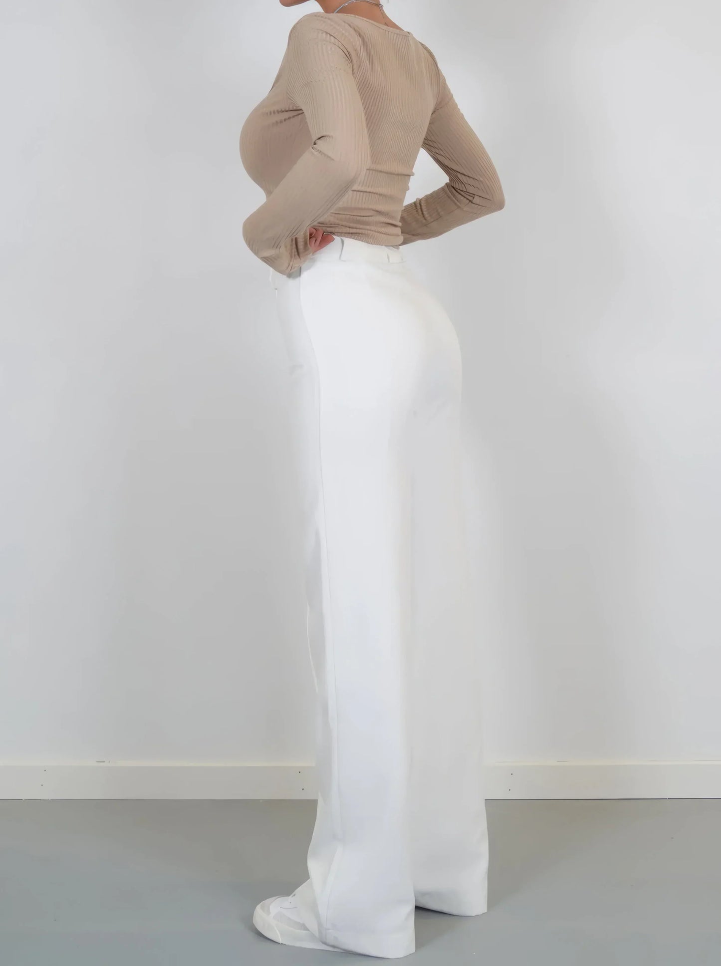 High-waisted chic hosen – elegante damenhose mit hohem bund