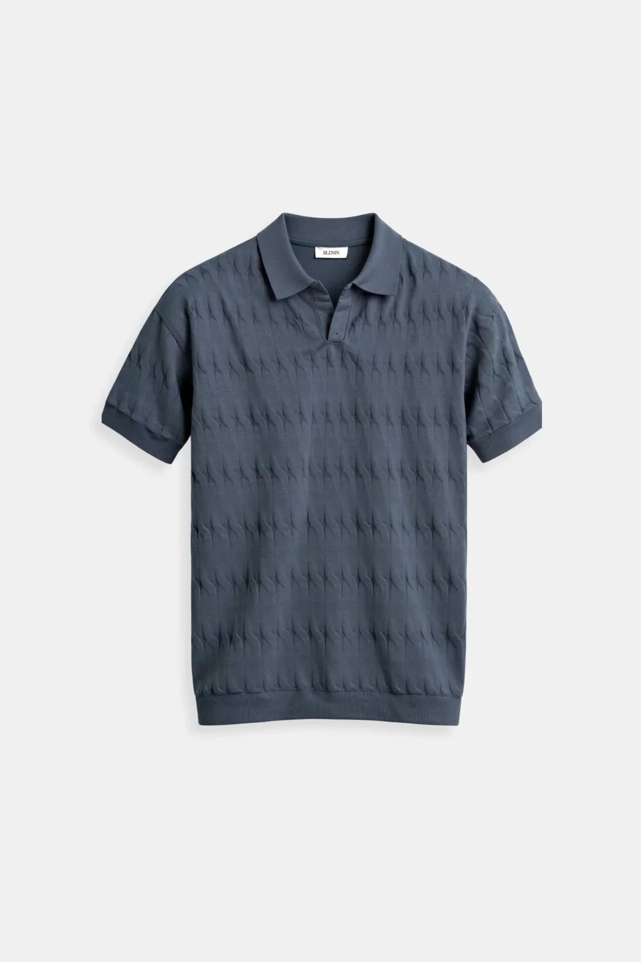 Klassisches weißes herren-poloshirt