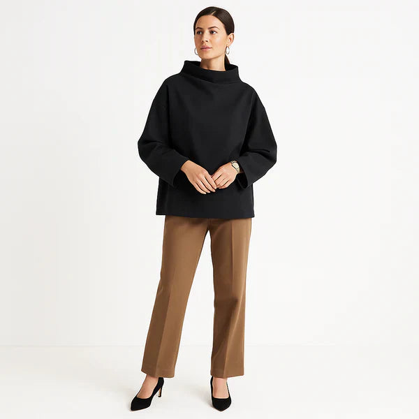 Modische rollkragenpullover für damen – zeitloser winterstil