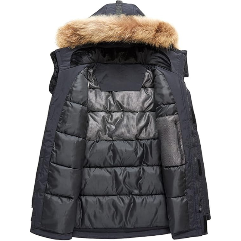 Yohan | Parka winterlich mit Kapuze für Männer