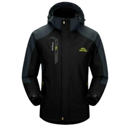 Herren outdoor-winterjacke mit kapuze – wetterbeständig & warm