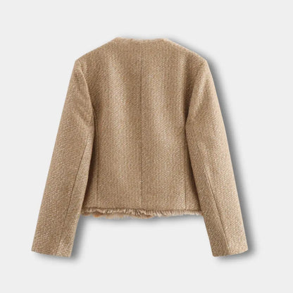 Ariane | Übergangsjacke mit Klappentaschen und strukturierter Optik für Frauen