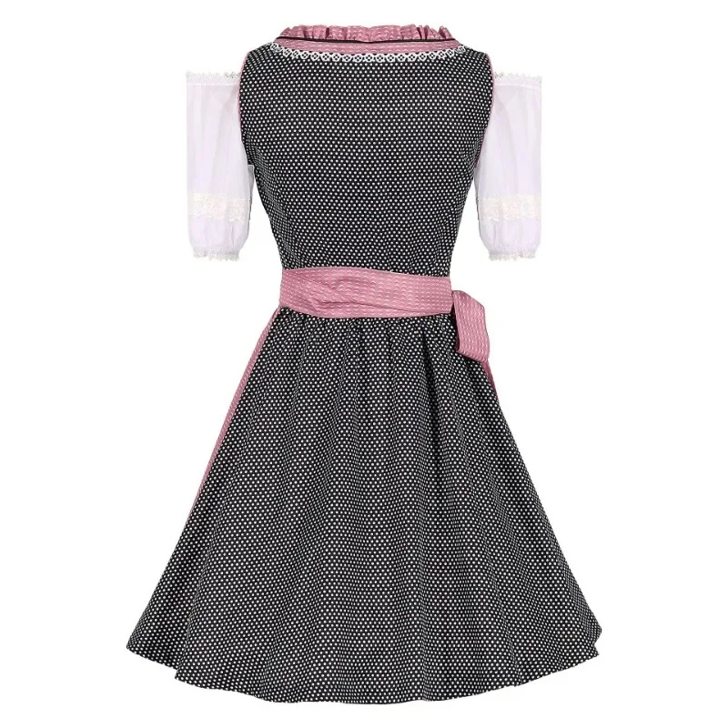 Cadence | Dirndl kleid mit Rosenakzenten und Schattendruck für Frauen