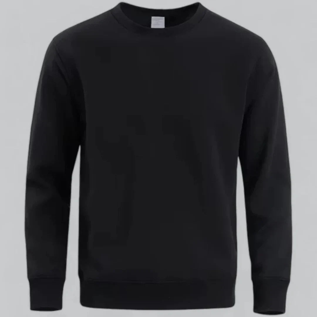 Herren-sweatshirt mit rundhalsausschnitt und langen armeln – lässiger alltagslook