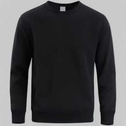 Herren-sweatshirt mit rundhalsausschnitt und langen armeln – lässiger alltagslook