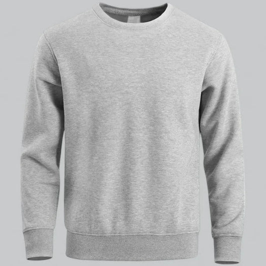 Herren-sweatshirt mit rundhalsausschnitt und langen armeln – lässiger alltagslook