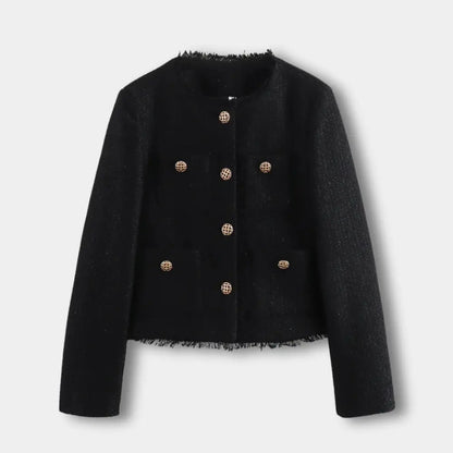 Ariane | Übergangsjacke mit Klappentaschen und strukturierter Optik für Frauen