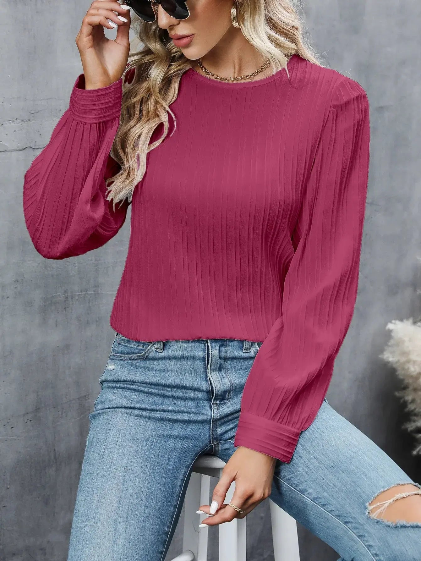 Zendoo zeitlos elegante bluse – klassisch femininer schnitt