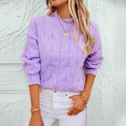 Taisia - moderner gestrickter damenpullover