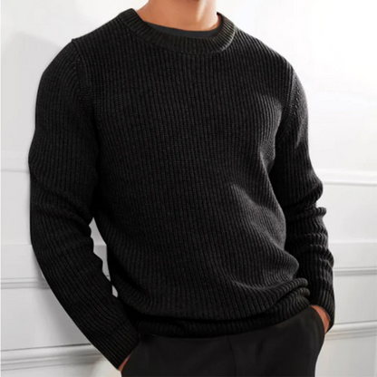 Zahir | Pull en maille basique pour l'automne pour Männer