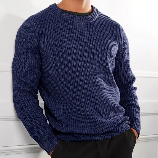 Zahir | Pull en maille basique pour l'automne pour Männer