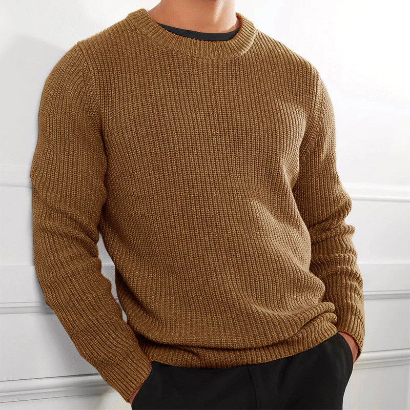 Zahir | Pull en maille basique pour l'automne pour Männer