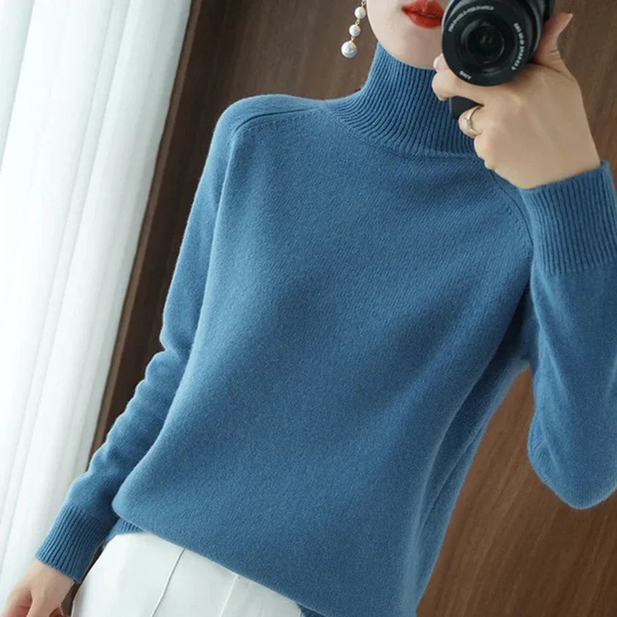 Euphrasia - modischer gestreifter pullover mit raffiniertem Look