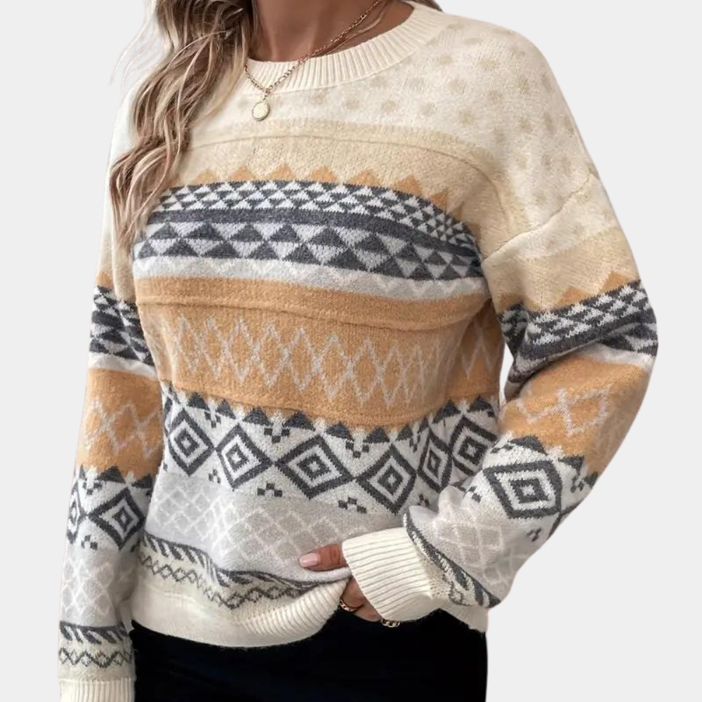 Emilija - eleganter strickpullover für damen im luxuriösen stil