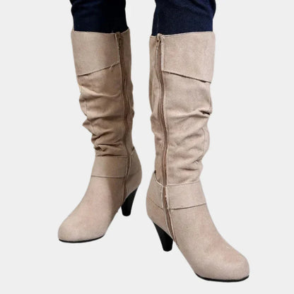 Modische kniehohe stiefel für frauen