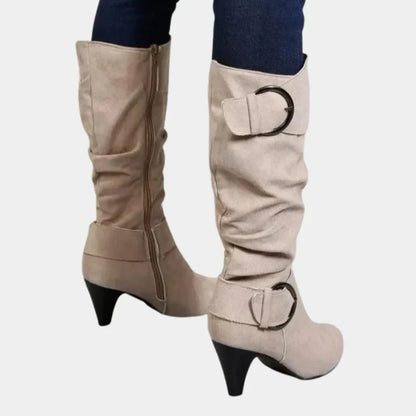 Modische kniehohe stiefel für frauen