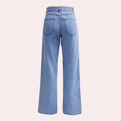 Emma high-waist straight-leg jeans