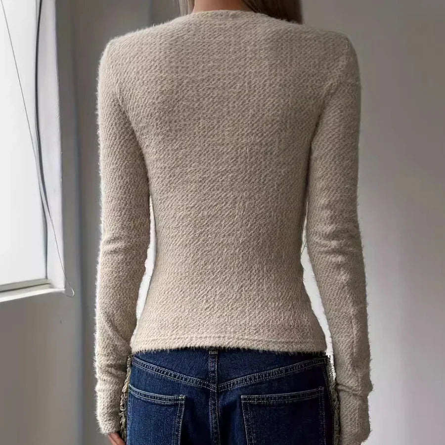Nerea - kuscheliger strickpullover für damen