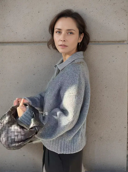 Mia strickjacke mit reißverschluss – damen