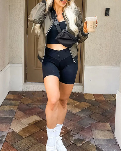 Lia klassische bomberjacke für damen – urban & zeitlos