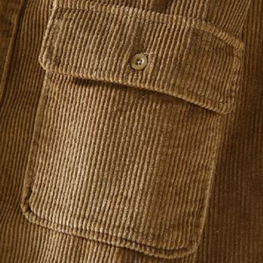 Zane | Cordhemd mit warmer Fütterung für Männer