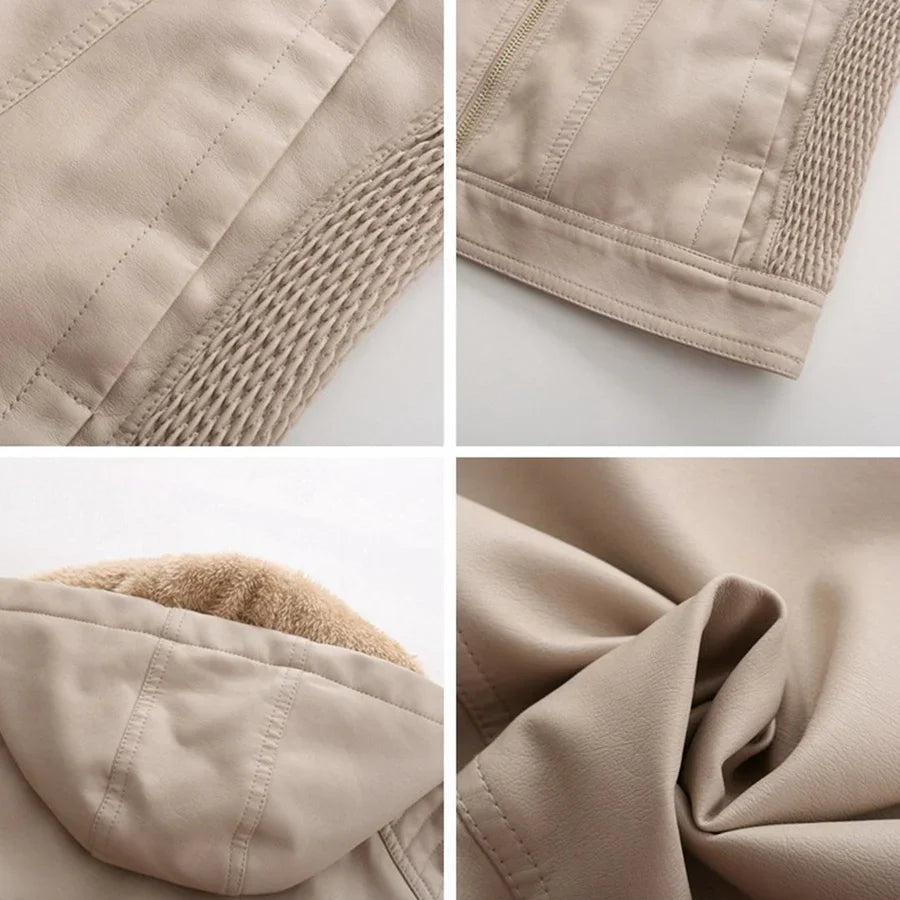 Mirjete - elegante lederjacke für einen zeitlosen look